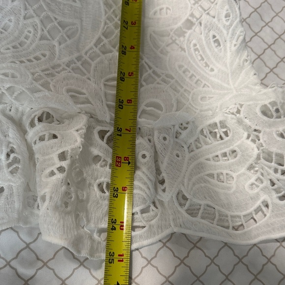 SHEIN Elegant White Lace Mini Dress - Picture 8 of 10